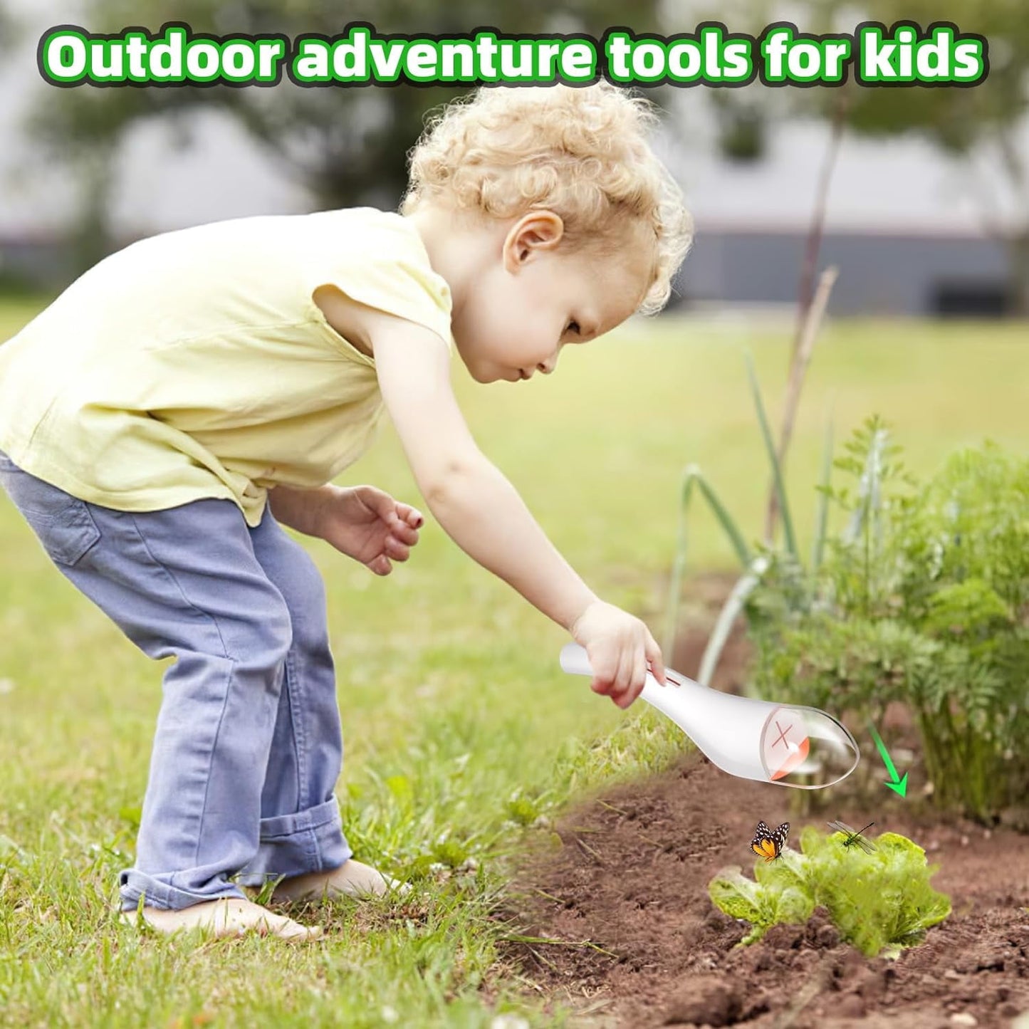 Bug Catcher, 2 Pack Catching Tool for Kids & Adults Spider Grabber Contactless Quick Release Nature Exploration