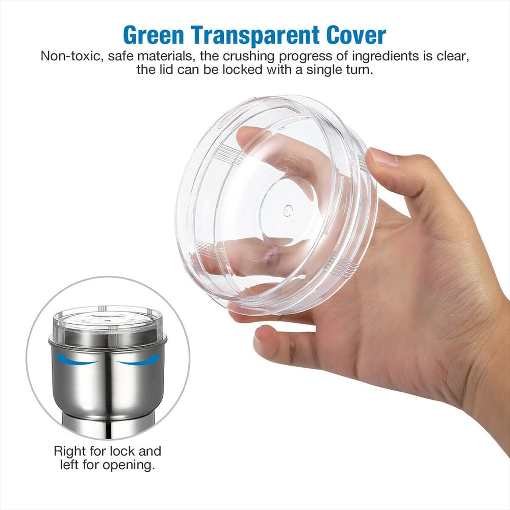 JahyShow Electric Coffee Bean Grinder Nut Seed Herb Grind Spice Crusher Mill Blender