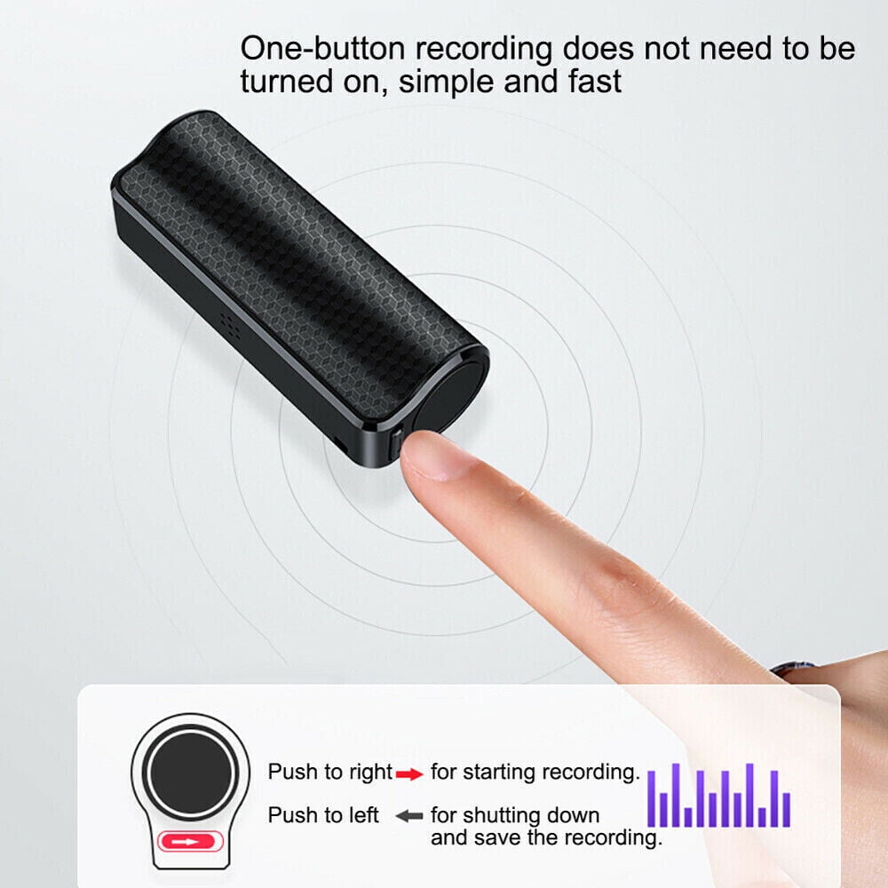 Mp3 Spy Magnetic Recording Device Hidden Voice Activated Mini Audio Recorder (8GB)