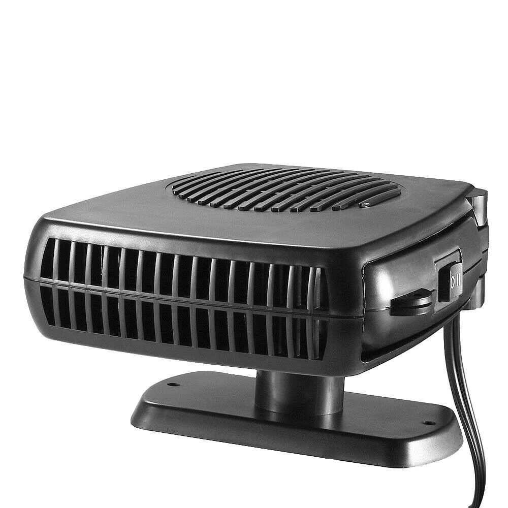 360° 200W Car Heater DC 12V Heating Cooling Fan Windshield Defroster Demister