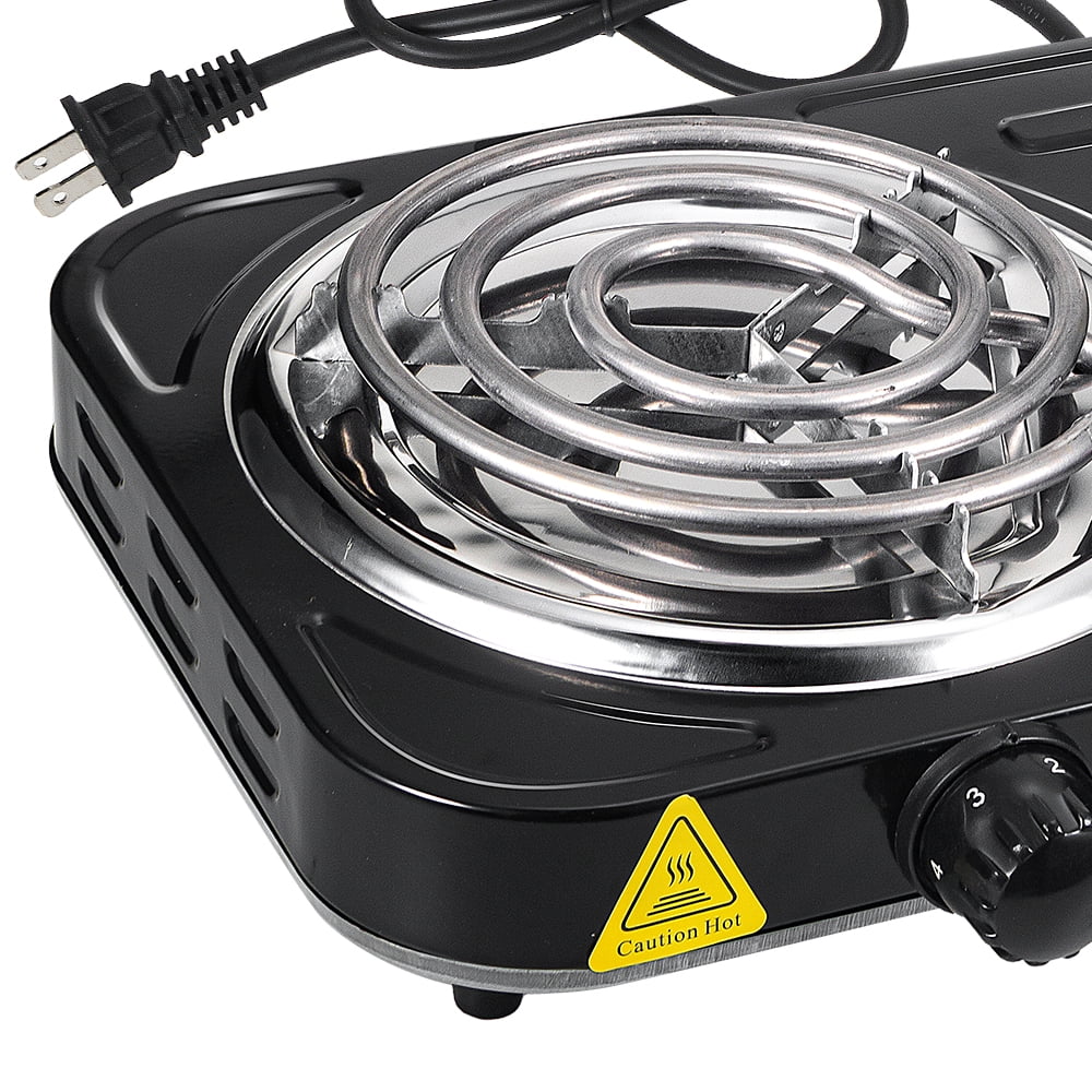 JahyShow Electric Camping Double Burner Hot Plate 2000W 110V Portable Heating Cooking Stove