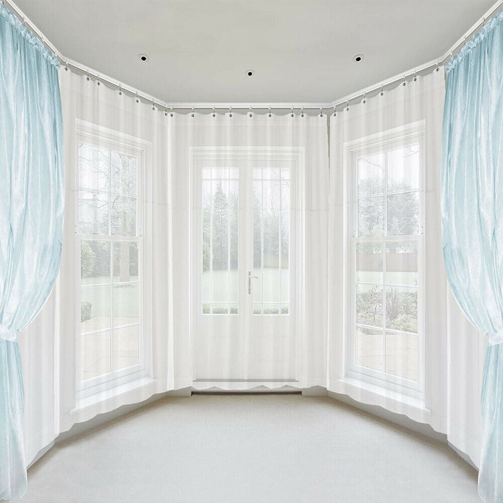 Ceiling Curtain Track 5 Meters/ 16.4 ft Mount Curved Ceiling Curtain Track Bendable for Room Window Divider