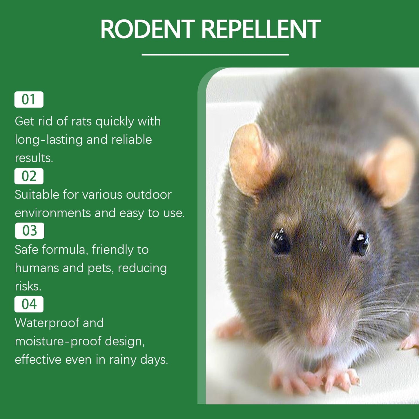 Mint-Scented Mouse Repellent Spray, 500ml Natural Insect Spray