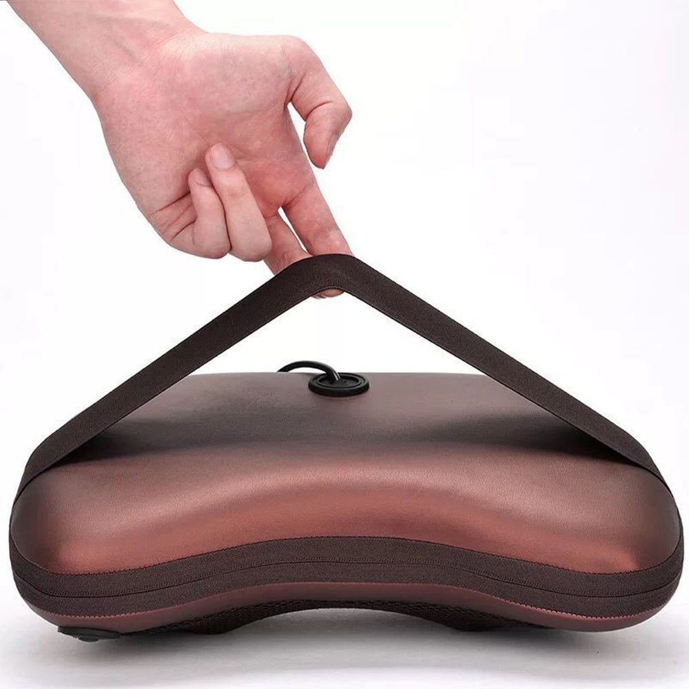 Shiatsu Shoulder Neck and Back Massager Pillow with Heat Deep Kneading Cushion