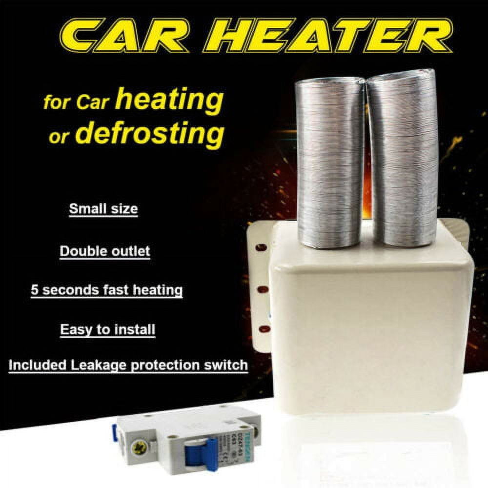 Car Heating Heater, 12V 600W Electric Fan Defogger Defroster Demister Windshield