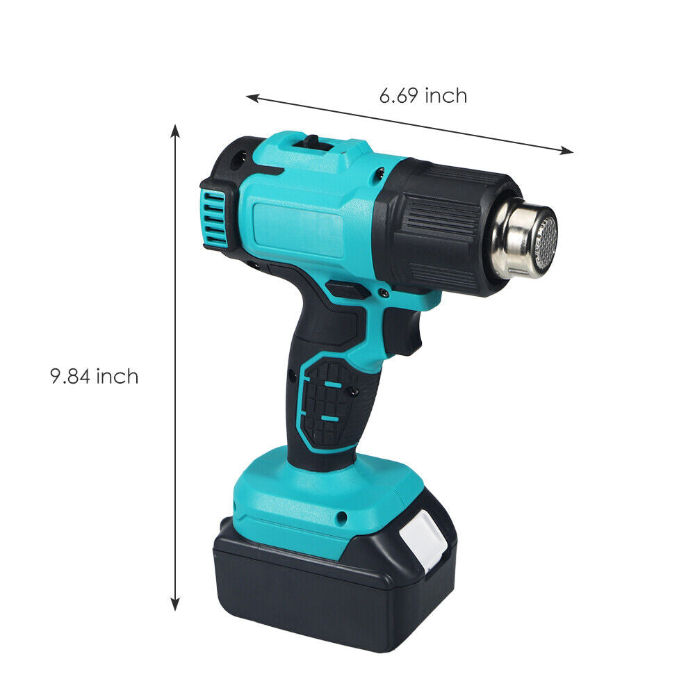 Portable Handheld Cordless Electric Heat Gun with 1500mAh Battery - Welding Gun Kit