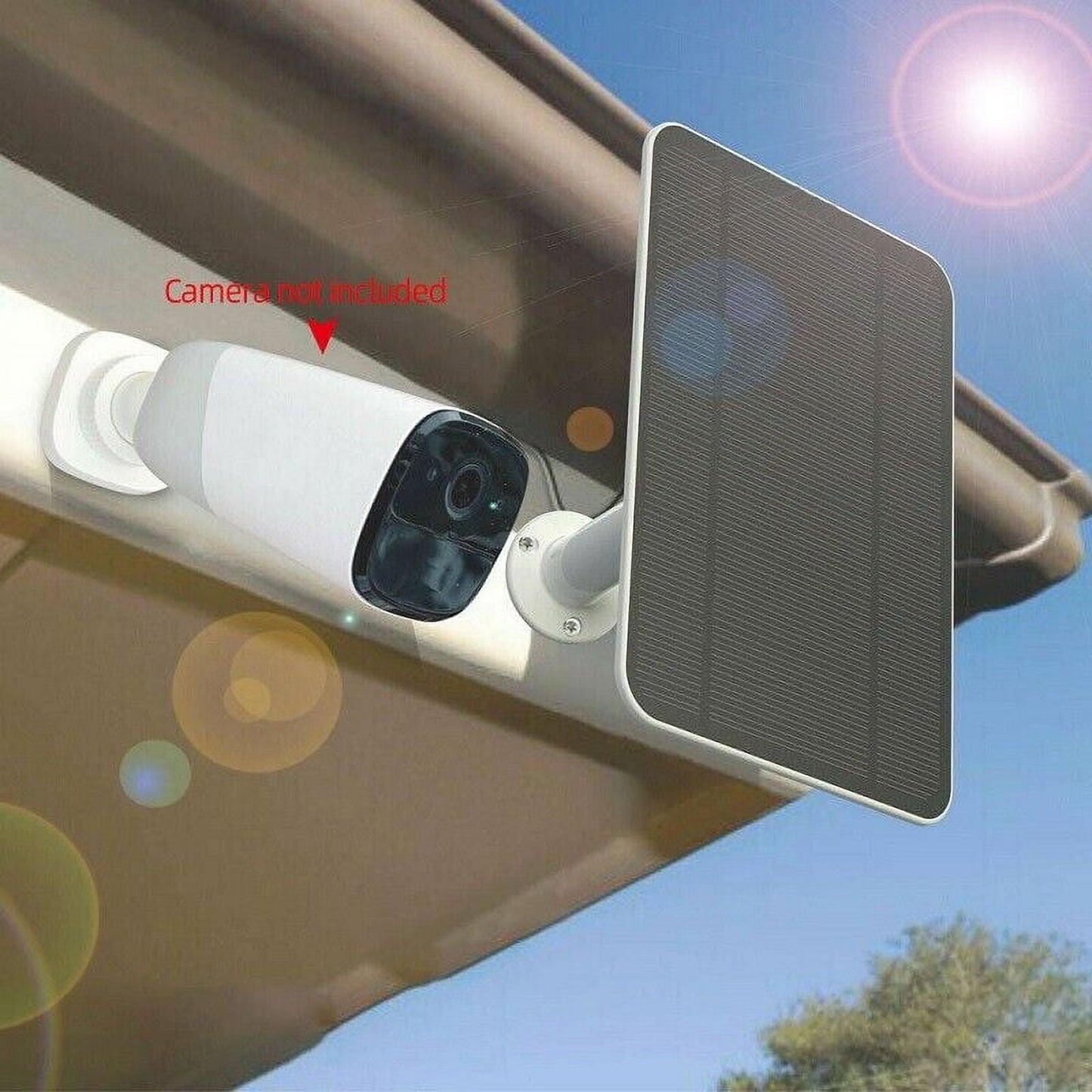 Waterproof Solar Panel Kit Essential Spotlight Camera Doorbell Charger 6 sold in last 24 hours