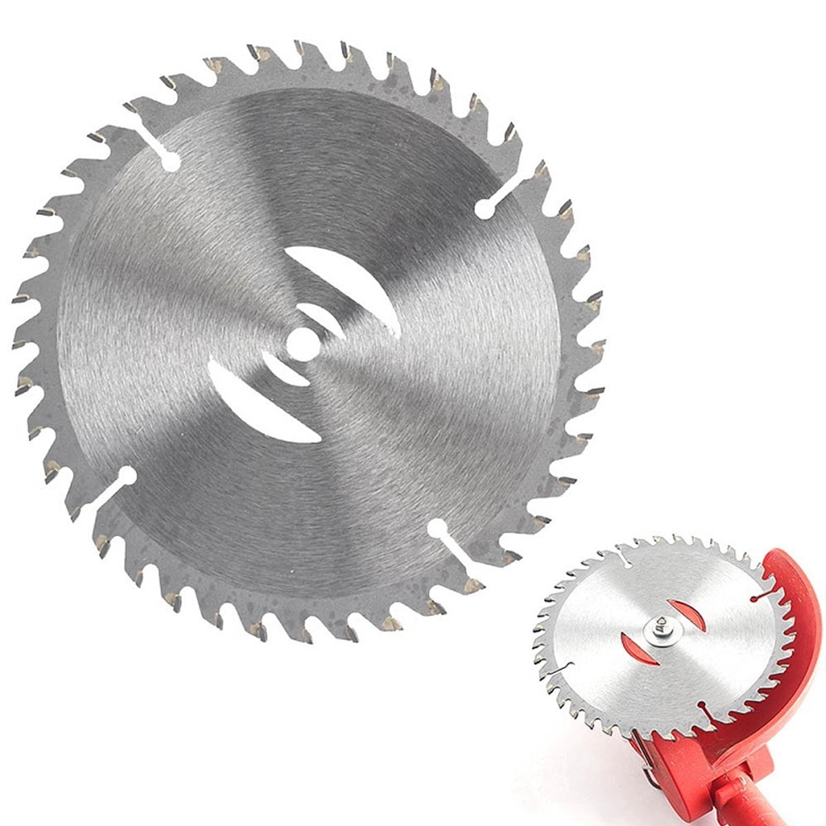 10Pack Grass Trimmer Blade Heads Replacements,Cordless Electric String Trimmers Metal Blade,Carbide Blade Tip Brush Cutter Trimmer Blade for Electric Lawn Mower Set (Silver)