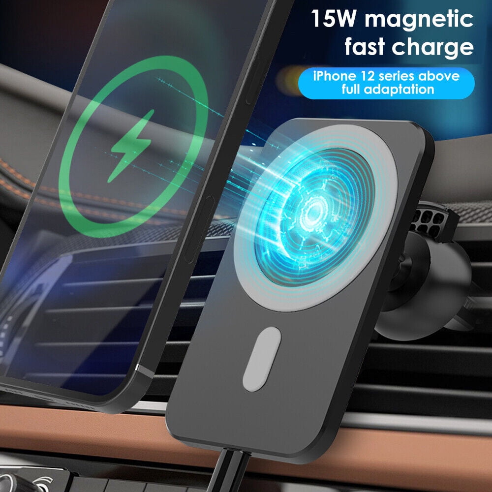 Wireless Car Charger Magnetic Wireless Charger Car Mount Holder for iPhone 12/13/14 Pro Max
