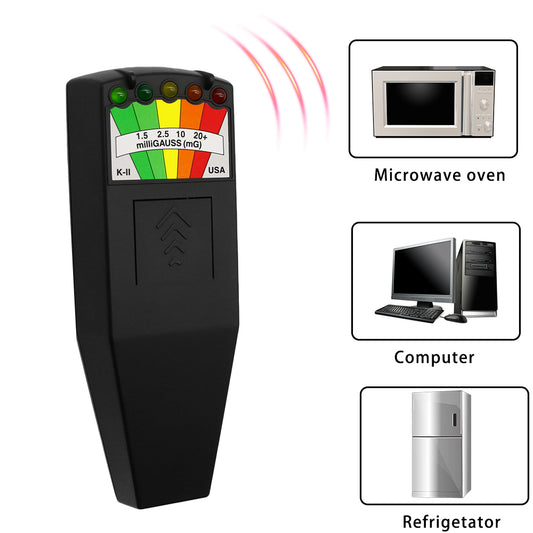 5 LEDEMF Meter Magnetic Field Detector Ghost Hunting